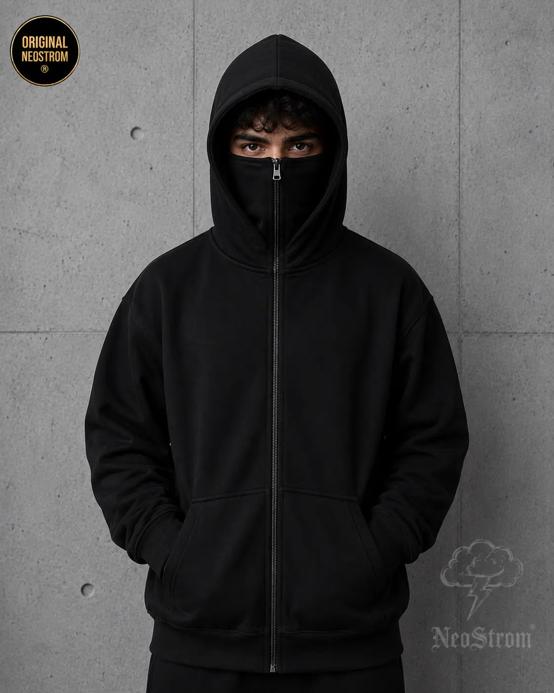 Hoodie Con Balaclava Premium ®