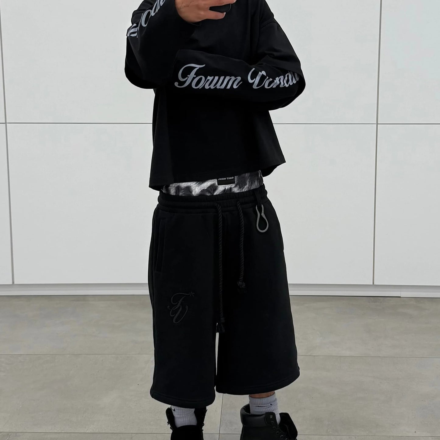 Combo X2 Pantalonetas Oversize doble cinturilla