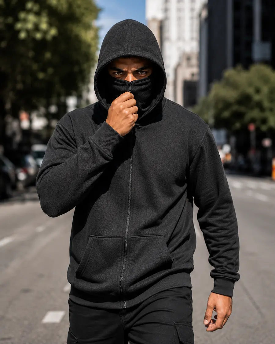 Hoodie Con Balaclava Premium  ®