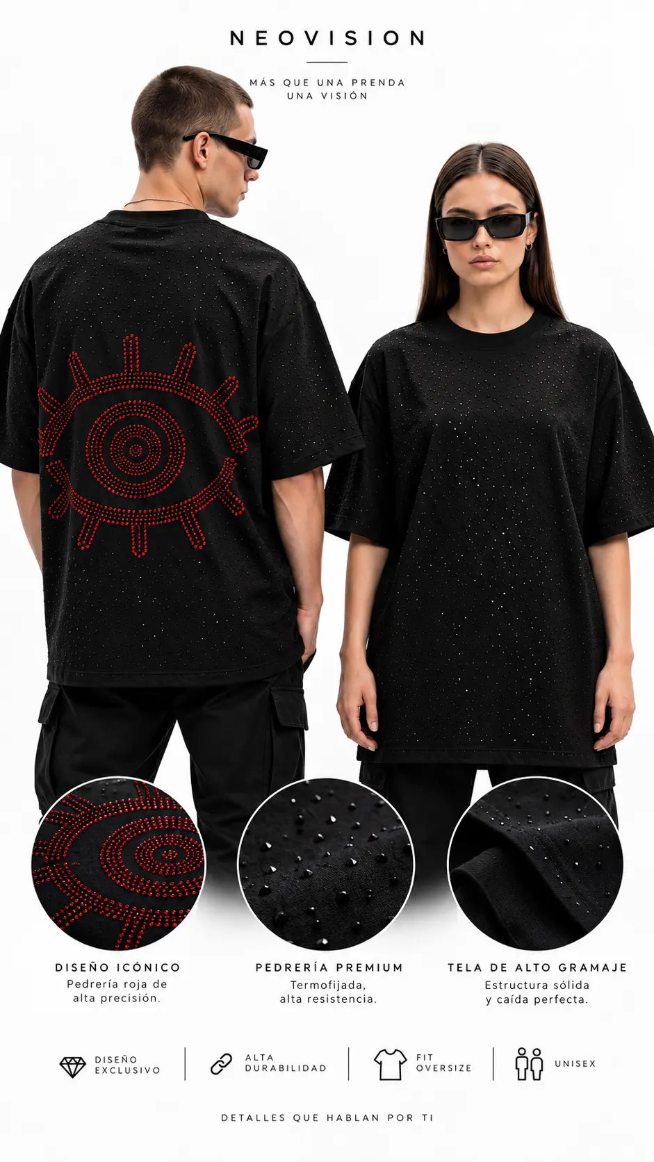 Camisa con brillos NeoVision ®