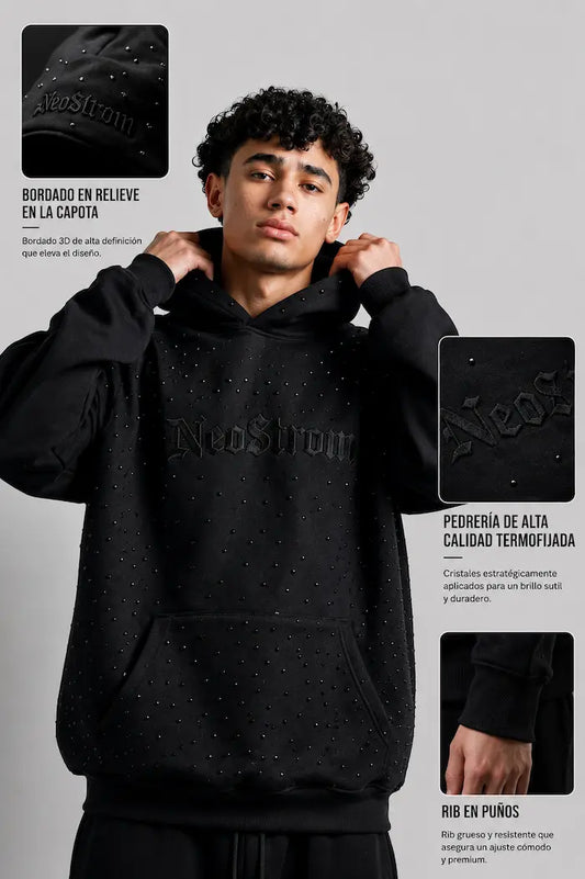 Hoodie con Pedreria premium ®