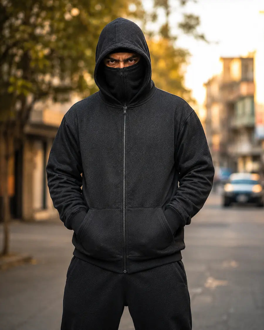 Hoodie Con Balaclava Premium  ®